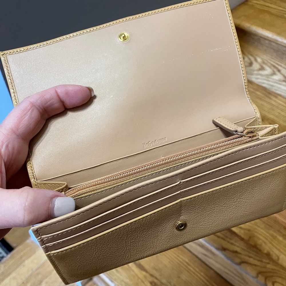 YSL Tan Wallet with COA - Picture 7 of 8
